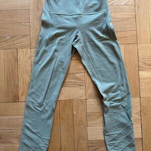 Lululemon Yoga High-Waist Leggings - Sage Green